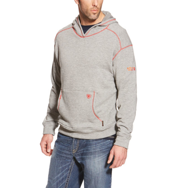 FR Ariat Men's Polartec Pullover Hood Sweatshirt ($204), class 3,4,5